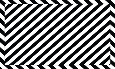 Seamless vector illustration of an abstract black and white striped pattern, a geometric design perfect for racing flags, floor tiles, or a checkered backdrop and illution.