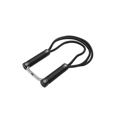 Fototapeta premium Black Resistance Band Hand Grips for Fitness and Strength Training