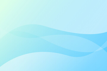 水色　グラデーション　波形　重なる　抽象　背景　デザイン	
