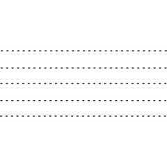 Vector Dashed and Dotted Line – Minimal Black Line Decoration Elements