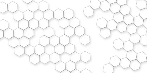 Abstract geometric ultramodern seamless dynamic wave lines over white hexagon background creating geometric depth, motion, balance, and futuristic elegance.