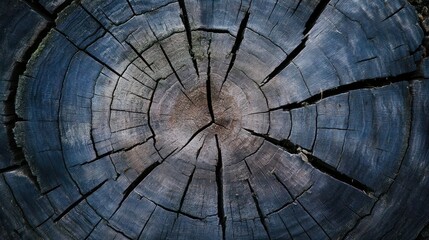 Fototapeta premium Tree stump texture with growth rings