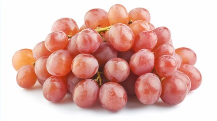Fototapeta premium Heaped delicious ripe red grapes