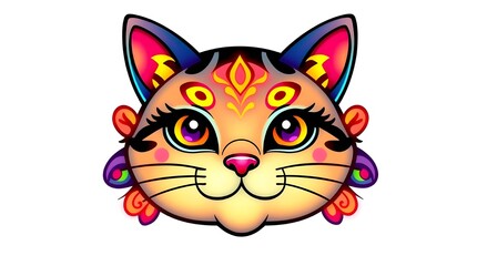 Obraz premium tiger head vector illustration