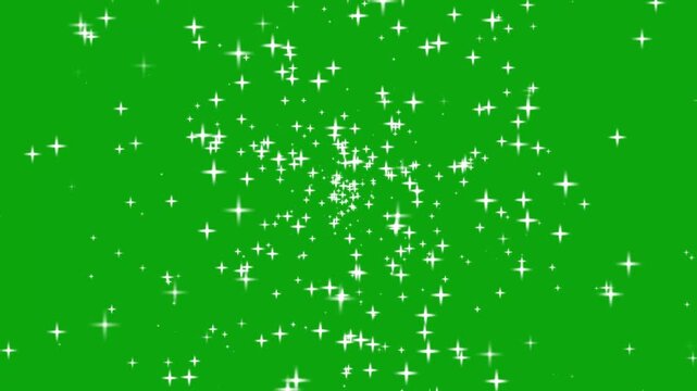 Magic Green Screen Glitter Sparkle Loop, Pixie Dust Trail, Twinkling Star Light, Golden Particle Explosion. 4K Animated Overlay for Christmas, Diwali, Logo Reveal, Party Intro and Celebrations