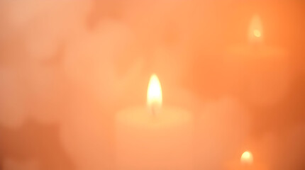 Warm Candlelight Glow: Dreamy Soft Focus Background for Calm & Serenity