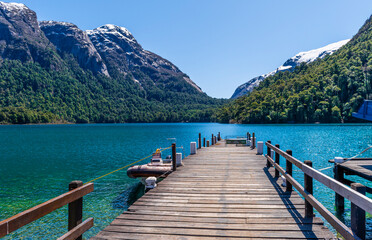 Naklejka premium Puerto Blest, Lake Nahuel Huapi.Rio Negro Province, Patagonia, Argentina