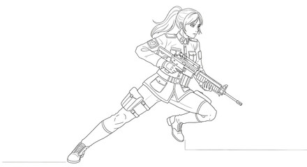 Fototapeta premium Abstract Figure in Motion Particle Dance isolated on transparent background