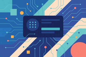 Flat Vector Futuristic Interface