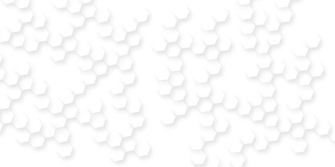 Business concept Clean white hexagon abstract empty smooth geometric hexagon background with geometric pattern creating modern minimal aesthetic for elegant design compositions and branding visuals.
