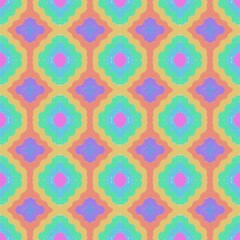 Seamless geometric pattern, freehand drawing, suitable for home decor fabric pattern, illustration.