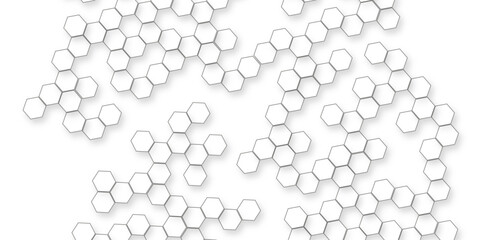 modern geometric white background with various geometric hexagon, Modern white abstract background with smooth soft curves, minimal geometric shapes, clean light texture, elegant futuristic pattern.
