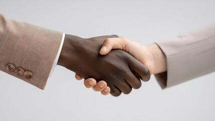 Professional Handshake Business Agreement and Collaboration