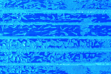 Old peeling blue paint wood plank messy board abstract wooden surface obsolete texture weathered background