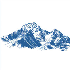 winter mountain landscape