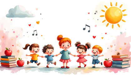 Obraz premium teacher’s day, teacher’s day 2025, happy teacher’s day, teacher’s day wishes, teacher’s day quotes, teacher’s day messages, teacher day apple, mother day, national teacher day, teacher appreciation da