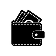 digital wallet payment monotone icon 