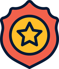 Vector star of david, glossy gold badge with a shiny metallic design