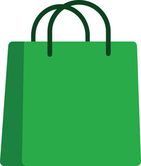 Blank paper shopping bags with handles, perfect for retail, gift, and merchandise packaging, isolated on a white background