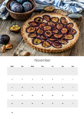 Wall Flip Calendar 2026 A3 Format Easy To Print November