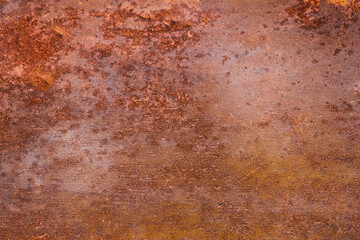 Old brown rusty metal surface old texture rust grunge steel background
