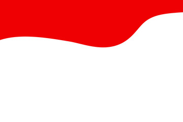 Red abstract wave background design with smooth flowing curve shape for banners posters presentations and modern graphic layouts