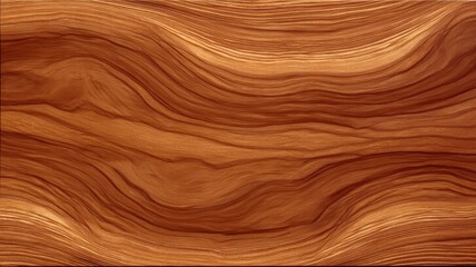 Naklejka premium Elegant wooden texture with natural curves. AI image