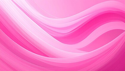 Abstract design featuring flowing, pink and white, ribbon-like curves, creating a smooth and elegant visual effect.