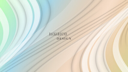 Abstract background with soft waves fluid cool gradient shapes composition 