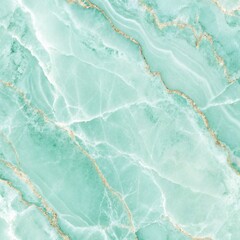 Elegant mint green marble texture with gold veins, a luxurious and natural pattern for backgrounds, wallpapers, and design elements, creating a sophisticated aesthetic