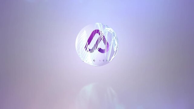 3d unique, trendy, clean, hyper energetic logo intro animation, presentation for your business, 4k high fps, 3d render.