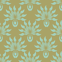 Vintage seamless floral pattern. Liberty style background of small pastel colorful flowers. Small flowers scattered over a white background. Stock vector for printing on surfaces