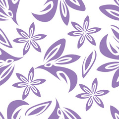 Amazing seamless floral pattern with bright colorful small flowers