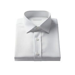 Neatly Folded White Dress Shirt Business Formal Wear Stock Photo Professional Corporate Style