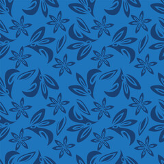 Fototapeta premium Amazing seamless floral pattern with bright colorful small flowers