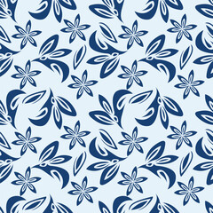 Obraz premium Amazing seamless floral pattern with bright colorful small flowers