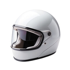 Fototapeta premium motorcycle helmet isolated on white