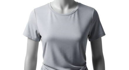 White TShirt Mockup on Mannequin for Branding and Design Presentation
