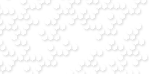 Fototapeta premium White abstract background with smooth minimal textures, clean light hexagon shapes, modern geometric patterns, elegant soft design, futuristic digital artistic backdrop.