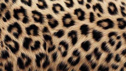 Seamless Cheetah Skin Pattern Texture