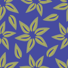 Amazing seamless floral pattern with bright colorful small flowers