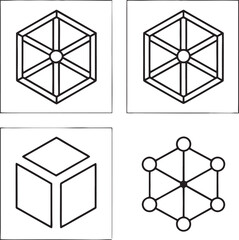 Optical Illusions Abstract Geometric Forms