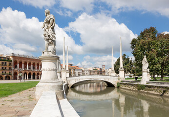 PADUA, ITALY - SEPTEMBER 10, 2014: Prato della Valle square