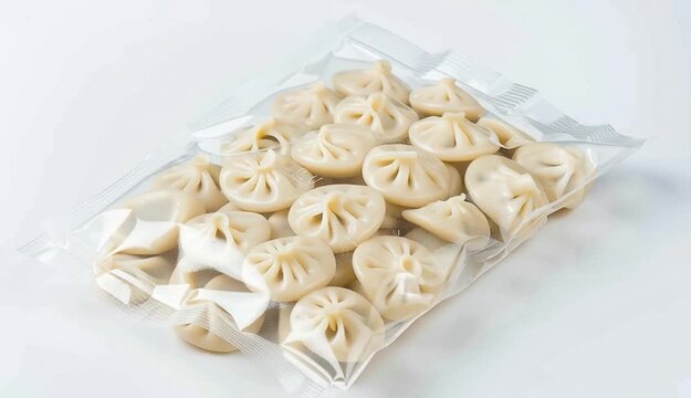 The rectangle transperancy packing bag with round penmeni inside.polytelene packing