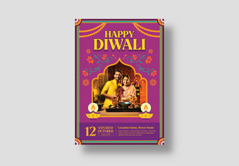 Happy Diwali Flyer Template