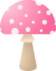 vector illustration of a mushroom