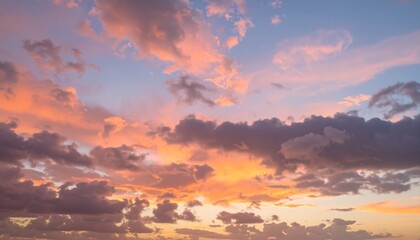 Obraz premium Dramatic sunset cloudscape