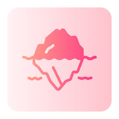 iceberg gradient icon