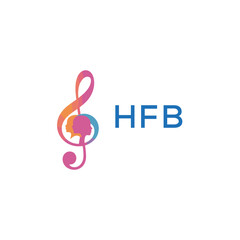 HFB  “Colorful music logo with human faces and treble clef design” HFB  Later Logo, “Creative music academy logo with silhouette heads and notes” 

HFB  music, logo, HFB  abstract, creative, HFB  colo