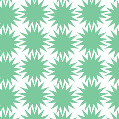 New light green star pattern design.